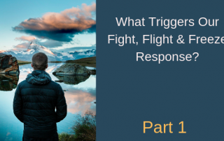 Fight, Flight & Freeze response to our life experiences.